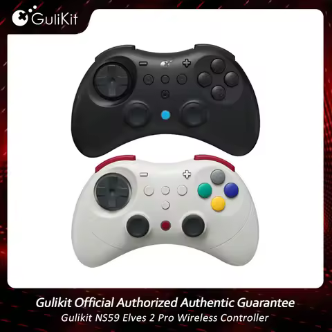 GuliKit NS59 Elves 2 Pro Wireless Gaming Controller for Nintendo Switch Windows Android iOS with Hal