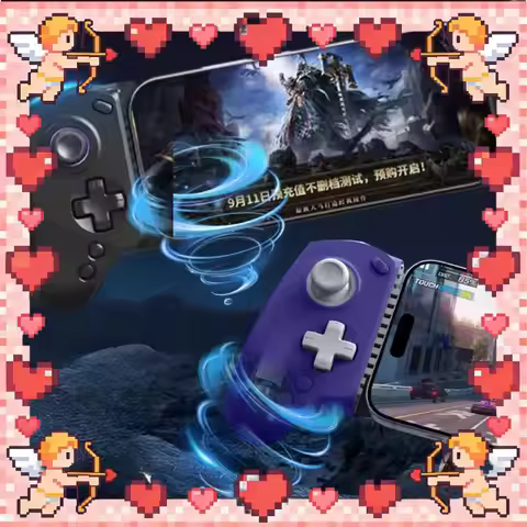 New Abxylute S8 Stretching Mobile Tablet Game Controller Type-C Bluetooth Mobile Game Streaming Simu