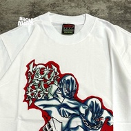 [ Garansi] Keep It Real X Wreckonize - Split Tshirt - White | Original