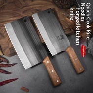 【SG Inventory】4Cr13 Forged Stainless Steel Chef Knife (Chopping & Slicing) - Sapele Wood Handle