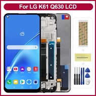 6.53'' LCD Display Touch Screen Digitizer Assembly with Frame for LG K61 Q61 LMQ630EAW LM-Q630 Cell 