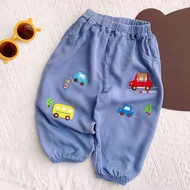 HYS Kids Pants Boy Pants Pants For Kids Girl Casual Pants Childrens Summer New Style Mosquito Repell