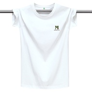 T-Shirt Men's Men's Plus Size 23 new Style new Round Neck 2025 Loose Short-Sleeved Pure Cotton One-P