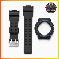Bnb GA110 Bnb GD100 Solid Black w Blue Wording GA110 GD100 Tali Jam untuk GA100 GA120 GD120