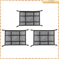 [Lslhj] Car Ceiling Cargo Net Storage Mesh Organizer Auto Accessories Reduces Sagging for Long Road Trip Van Camping