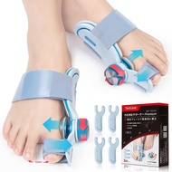 "Made in Japan" Techlove Bunion Relief Supporter - Toe Spreader for Sleeping, Ambidextrous, Unisex, 