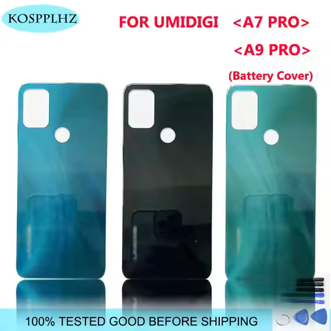 New 6.3 Inches For UMIDIGI A7 Pro Battery Back Glass Cover A7Pro A9 PRO Replacement Battery Cover Ba