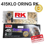 RK GS415ERO KLO O-RING CHAIN GOLD 415  415 132L  RK RKM JAPAN TAKASAGO