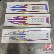 Stiker Sticker Body Stripe Cover Set (1) Suzuki Fx110 Fx 110