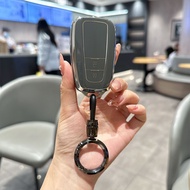 Soft Tpu Car Remote Key Case Cover for Toyota RAV4 Crown Hilux Fortuner Camry Land Cruiser Prado Alp