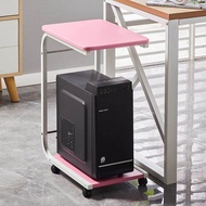 Mobile Computer Case Rack with Wheels Printer Stand Simple Modern Home Furniture Storage Organizer D