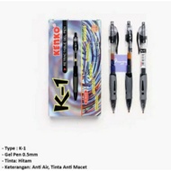 KENKO Pen K1 0.5mmKenko Gel Pen K1 Retract table/ Press Pen (12 Pcs)