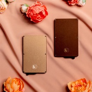 KAISCA - RFID 防盜刷卡套唯美純色系列 - 啡色 保護個人資料虛擬貨幣