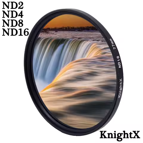 KnightX ND FILTER ND4 ND8 ND16 For canon nikon d80 700d light d5100 60d Camera Lens 49mm 52mm 55mm 5