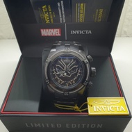 Promo Invicta Marvel Black Panther Full Black Limited Edition Watch Quality