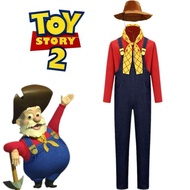 Toy Story Miner Pete Cosplay Costume Farmer Overalls Set for Halloween & Role Play