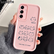 MHKEID Case For Samsung A16 4G A16 5G Cute Cat Avatar Phone