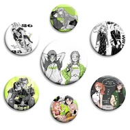 Anime The Guy She Was Interested in Wasn't A Guy At All Soft Button Pin Mitsuki and Aya Brooch Round