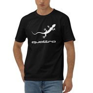 Funny Oversize Cotton T Shirt Audi Quattro Logo Cotton T-Shirt