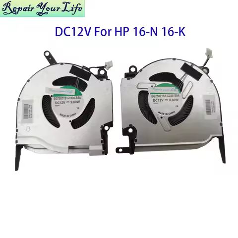 Laptop Cooling CPU GPU Fan For HP OMEN 16-K 16-N 16T-K 16-K0013DX TPN-Q281 N18099-001 N18100-001 ND8