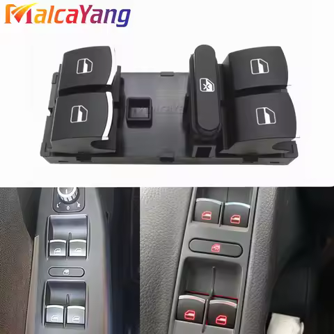 Power Window Control Switch Button For Volkswagen CC Jetta Golf Passat Tiguan Skoda Fabia 1K4959857B