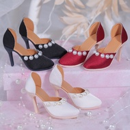Bjd Shoes 1/3 As62 Female body 8cm BJD Shoes Elegant and Fashionable Doll Shoes with pearl edging Do