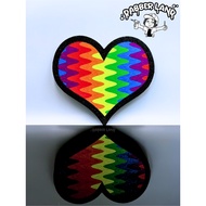 RAINBOW LOVE 9" Dab Mat EAST COASTERS MOODMATS
