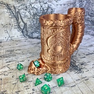 DND Skull Mug Dungeons & Dragons Props Tabletop Game Accessories Dice dnd Skull Dice Cup Mold4.6