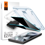 SPIGEN ฟิล์มกระจกสำหรับรุ่น Galaxy S24 [Glas.tR EZ Fit Private] ฟิล์มกระจก ติดง่ายที่สุด / ฟิล์ม Samsung Galaxy S24 Ultra