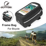 Cycling Bag MTB Bicycle Handlebar Bag with Waterproof Touch Screen Bicycle Front Frame Bag Phone Hol