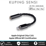 JCALLY JM08L Audio Cable iphone CONVERTER + Dongle DAC Lightning to Jack 3.5mm MFi Lightning Audio C
