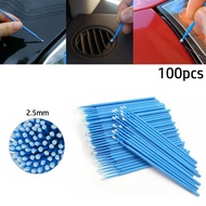 24 hours delivery♥️100x Blue Car Touch Up Paint Small Tips 2.5mm Applicators Touch-up Paint Brush
