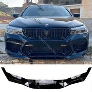 Front Bumper Diffuser Lip For BMW F90 M5 Competition M5 xDrive 2018-2020 Pre-Lci ABS Splitter Spoile