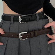 Black Pin Buckle Waist Belt - Fashion-Forward Design for Women, Elevates Jeans, Dresses & Trousers