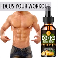 Liquid vitamin D3K2 can lower strong bones Healthy Heart and Immune Enhancement Vitamin K2D3 Drops