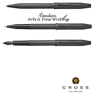 ﴾Leaden-AF﴿ Cross Century II Black Micro-knurl Ballpoint, Rollerball Or Fountain Pen
