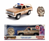 HOPPERS CHEVY BLAZER WITH POLICE BADGE งาน JADA ลิขสิทธิ์แท้100% สเกล 1/24 เปิดประตูได้ โมเดลรถเหล็ก