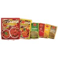 Spice Powder / Serbuk Rempah (Chilli, Coriander, Turmeric, Fish curry, Meat curry) (250gm)