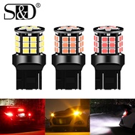 S&D T20 LED 7440 WY21W W21W Led Bulbs 7443 W21/5W Led T20 Super Bright 3030SMD Backup Reversing Ligh