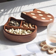 喵有型貓咪飯盒可愛少女心便當飯盒日式分格點心堅果收納木盒ins