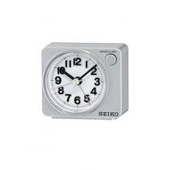 [Powermatic] Seiko QHE100S Analog Quartz Snooze White Dial Alarm Clock