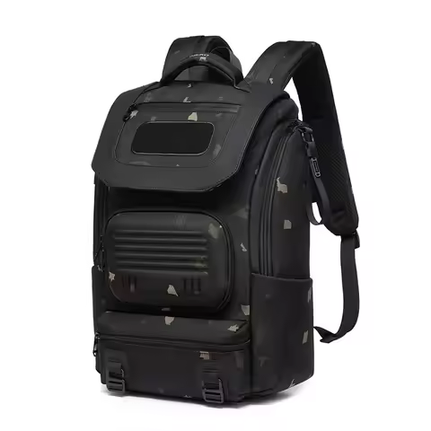 Ozuko Men's Backpack Outdoor Multi Functional Travel Bag Large Capacity Waterproof Separate Shoe Com