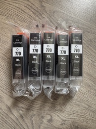 Canon 佳能代用墨盒 C-770XL 黑色 for Pixma MG5770 MG6870 MG7770 TS5070 TS6070 TS8070