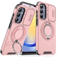 For Samsung Galaxy A15 5G Case Samsung A15 Phone Case Duty Rugged Armor Magnetic Bracket Slide Camer