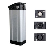 Electric Bike Plastic Lithium Battery Box 36V/48V/60V Large Capacity 18650 Holder Case Bicycle Acces