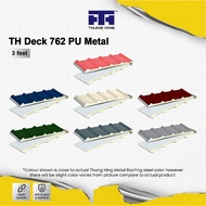 Thung Hing TH DECK 762 PU METAL - 3 FEET Metal Deck Metal Roofing