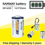 RAMWAY ER14250 Servo battery 3.6V 1/2AA PLC Programming Battery ETC Probe LS14250