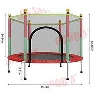 Trampoline Exercise Jumping Playing Training