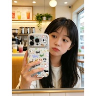 Full printed cartoon animal iPhone case, new personality minimalist style 16/16 Plus