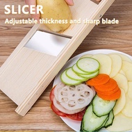 Potato Slicer Chopper Vegetable Cutter Mandoline Carrot Cucumber Slicer Machine Chips Grater Wooden